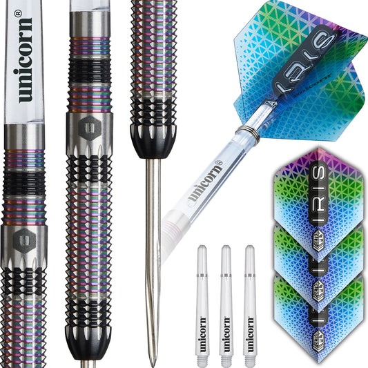 Unicorn Iris 90% Tungsten Steel Tip Darts