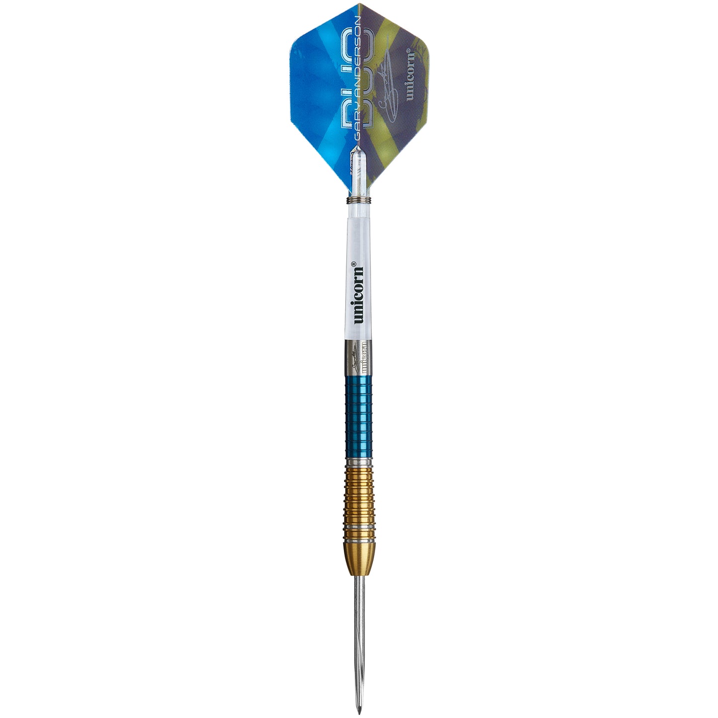 Unicorn Gary Anderson Phase 6 Duo 90% Tungsten Steel Tip Darts