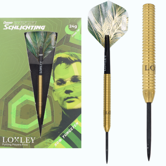 Loxley David Schlichting 90% Tungsten Steel Tip Darts