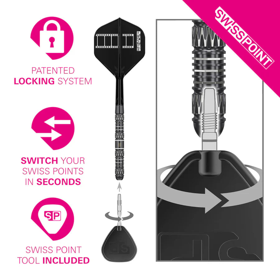 Target Darts Chris Dobey 95k 95% Tungsten SP Steel Tip Darts