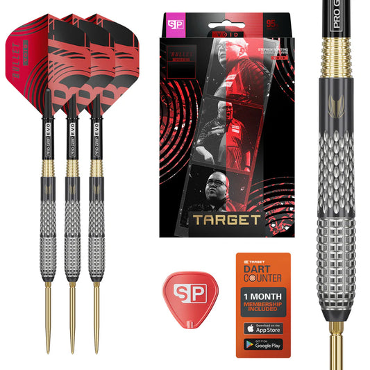 Target Darts Stephen Bunting G5 Void 95% Tungsten SP Steel Tip Darts