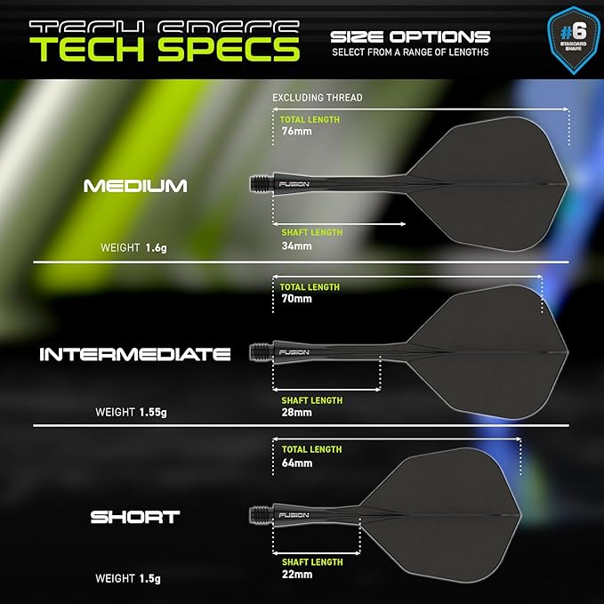 Winmau Fusion geïntegreerd vluchtsysteem