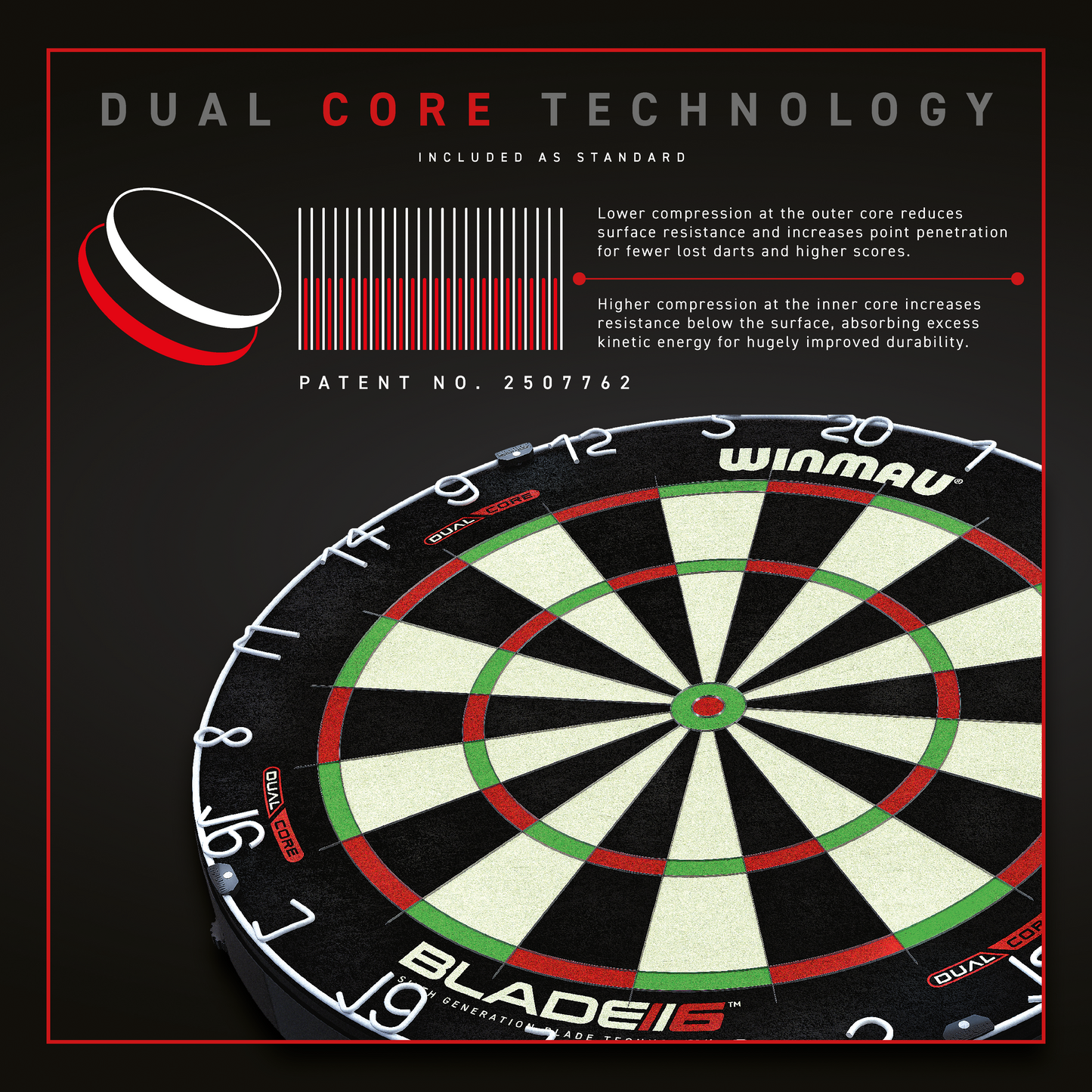 Winmau Blade 6 Dual Core Professional Dartboard