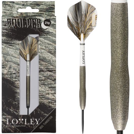 Loxley Boulder 90% Tungsten Steel Tip Darts