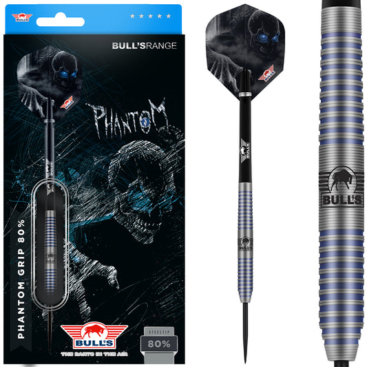 Bull's NL Phantom Grip 80% Tungsten Steel Tip Darts