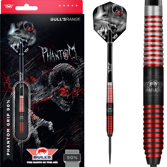 Bull's NL Phantom Grip 90% Tungsten Steel Tip Darts