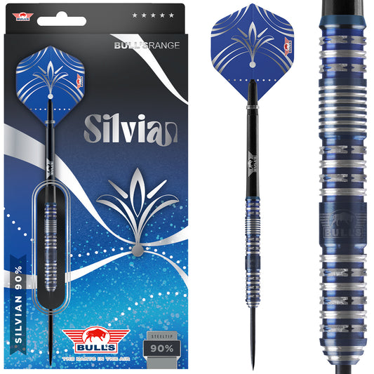 Bull's NL Silvian 90% Tungsten Steel Tip Darts