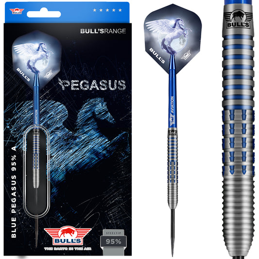 Bull's NL Blue Pegasus A 95% Tungsten Steel Tip Darts