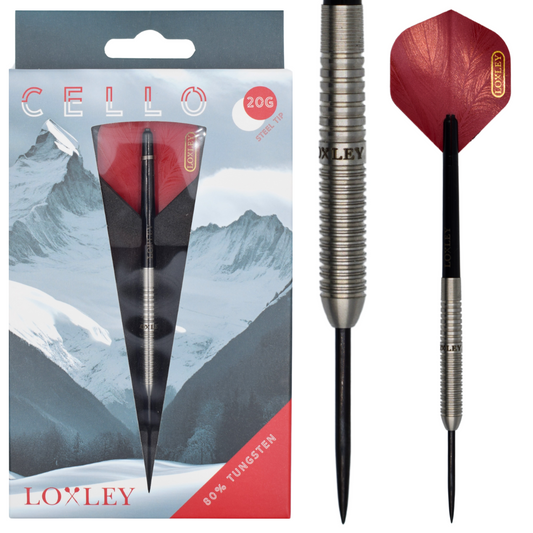 Loxley Cello 80% Tungsten Steel Tip Darts