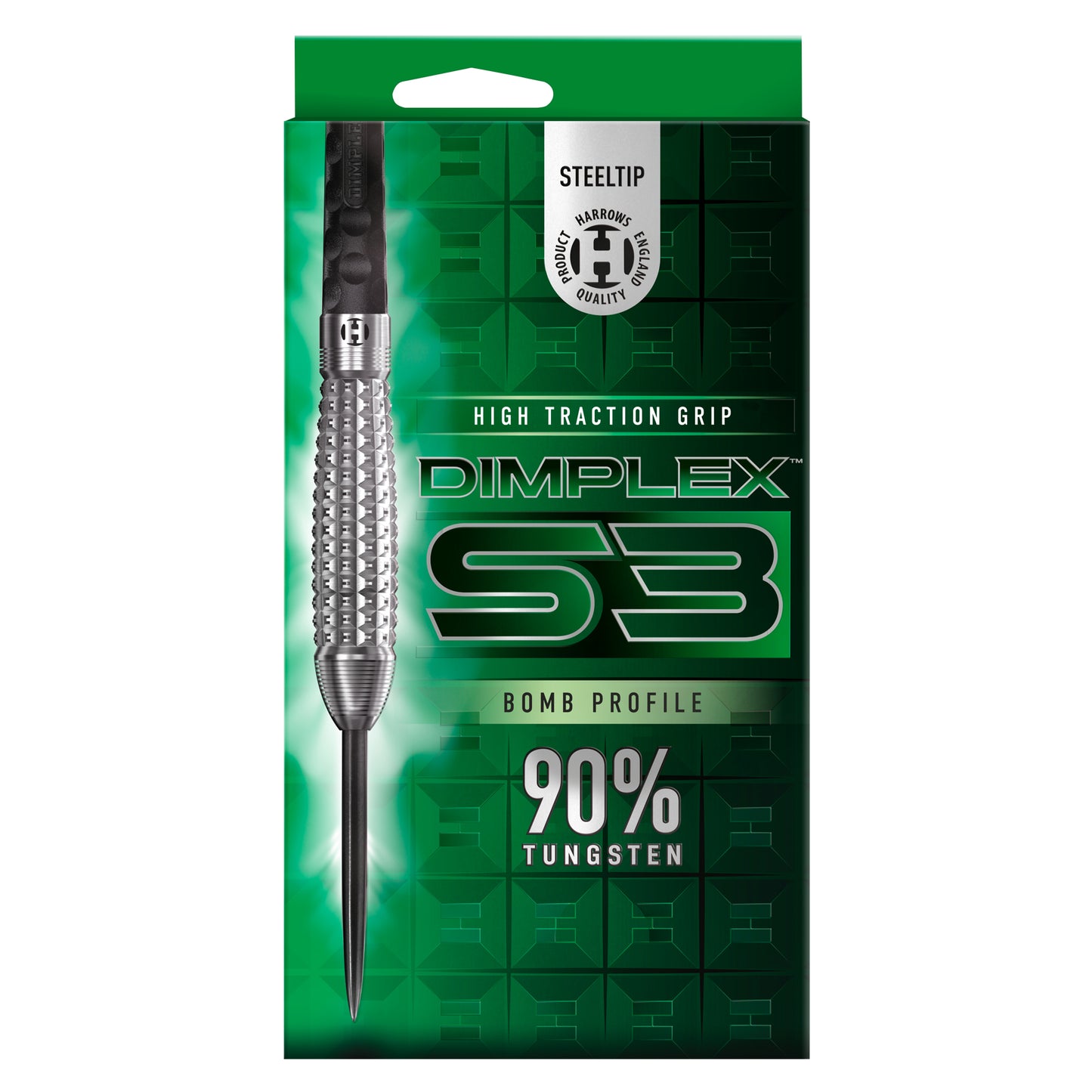 Harrows Dimplex S3 Bomb 90% Tungsten Steel Tip Darts