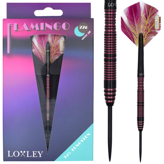 Loxley Flamingo 95% Tungsten Steel Tip Darts