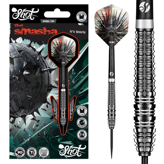Shot Darts Gnarly Smasha Steel Tip Darts 90% Tungsten