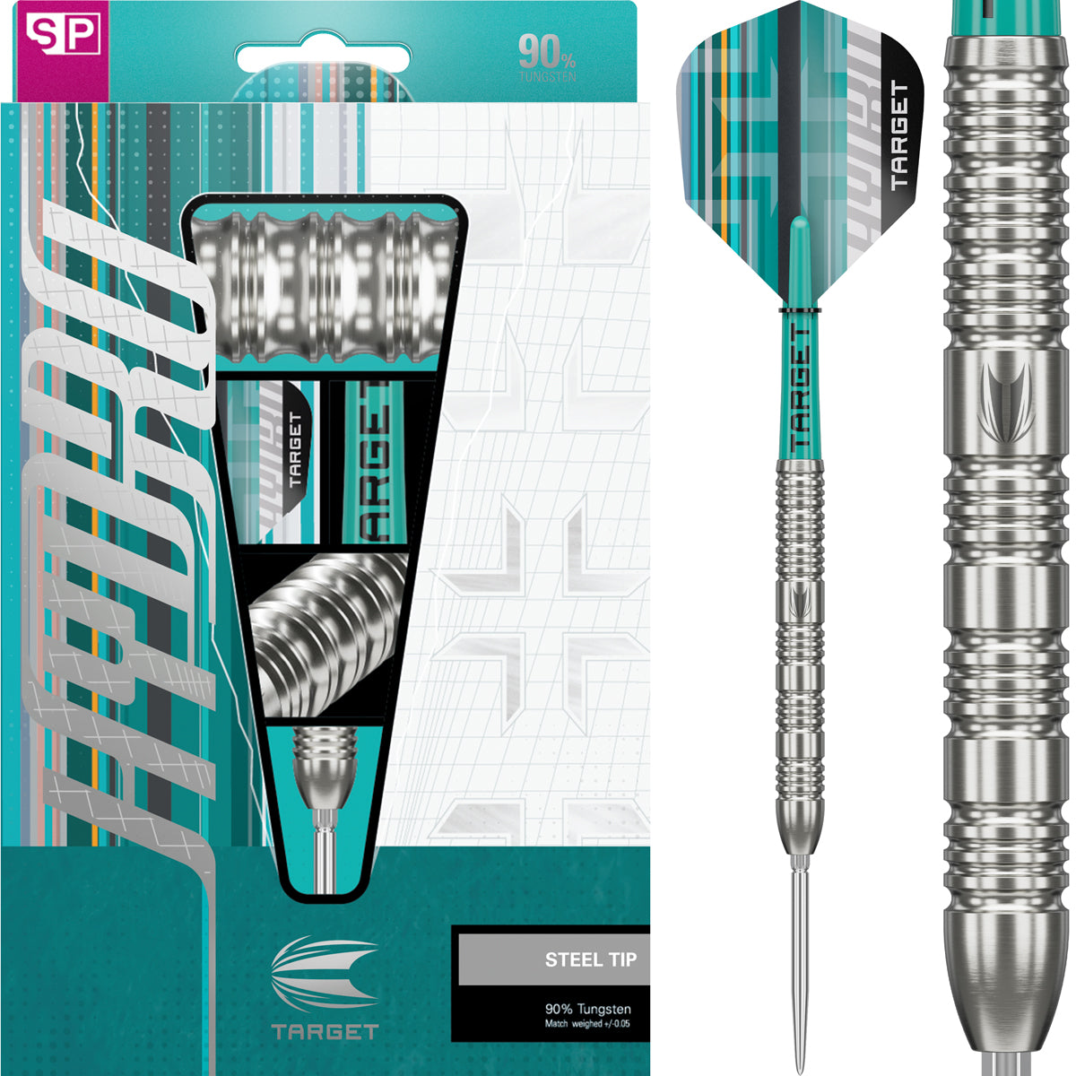 Target Darts Hydro 90% 02 SP Steel Tip Darts
