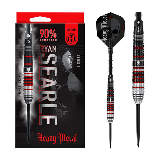 Harrows Ryan Searle Serie 2 Dartpfeile mit Stahlspitze, 90 % Wolfram