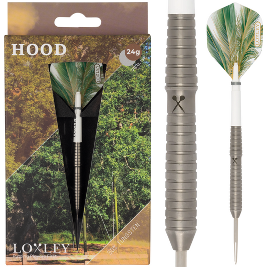 Loxley Hood 90% Tungsten Steel Tip Darts