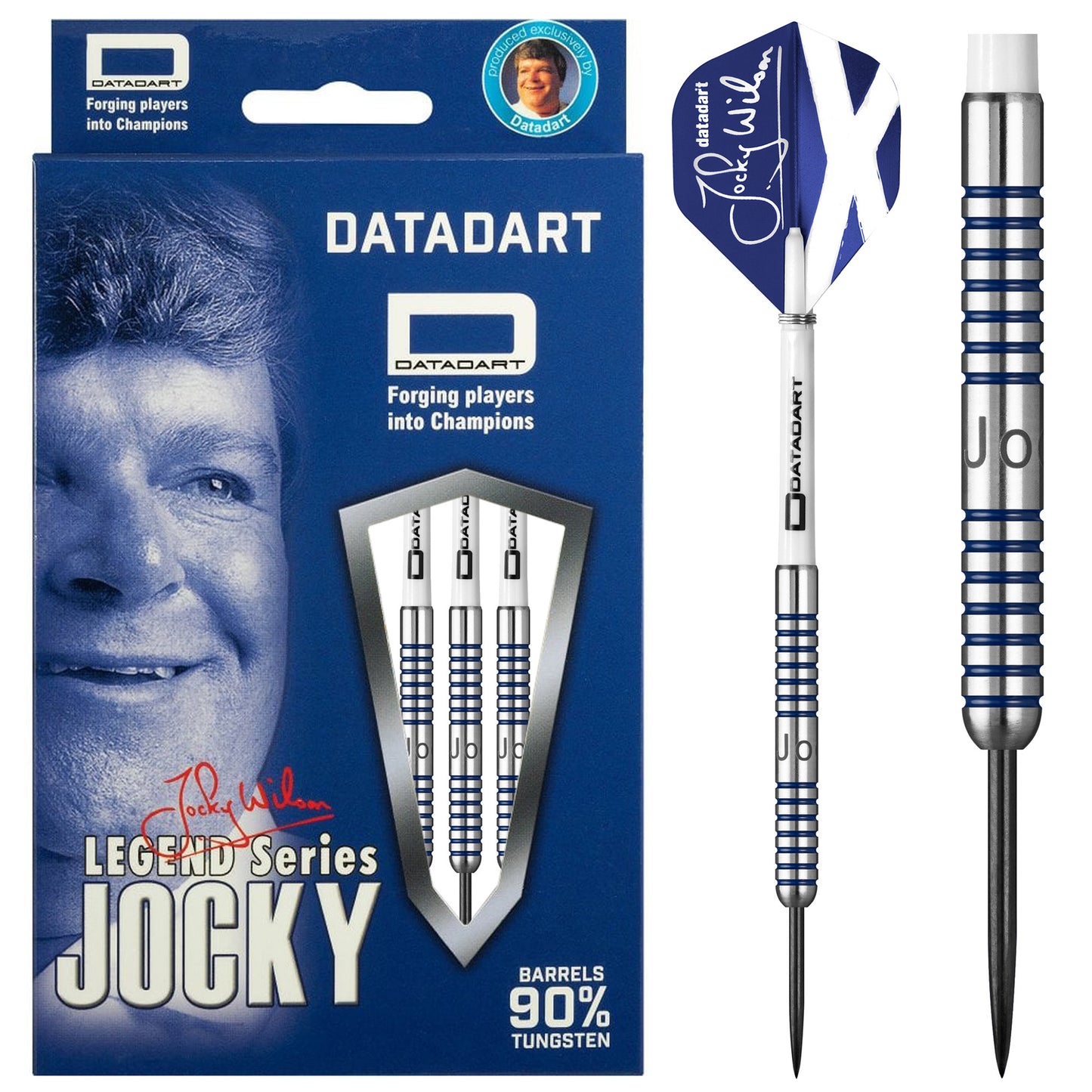 Datadart Jocky Wilson Original 90% Tungsten Steel Tip Darts