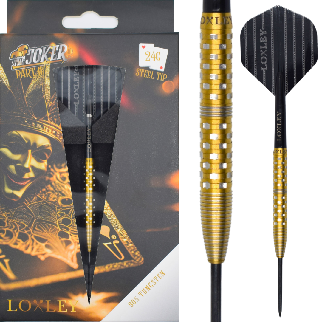 Loxley Joker Part II 90% Tungsten Steel Tip Darts