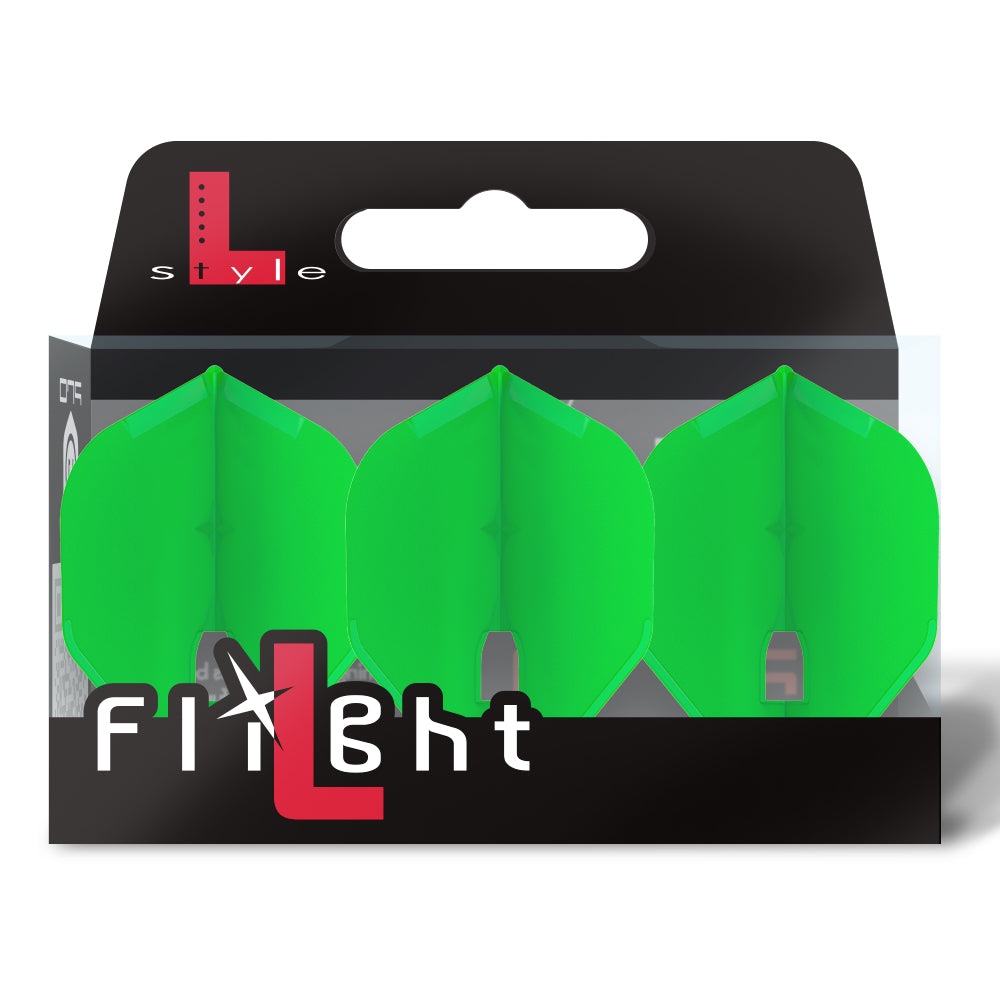 L-Style L1Pro (No2) Standard Flights - Lime Green