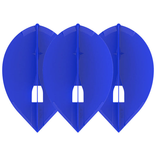L-Style L2 Pro Teardrop/Pear Shape Flights - Blue