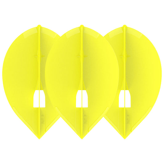 L-Style L2 Pro Teardrop/Pear Shape Flights - Yellow