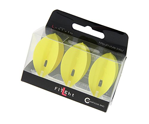 L-Style L2 Pro Teardrop/Pear Shape Flights - Yellow