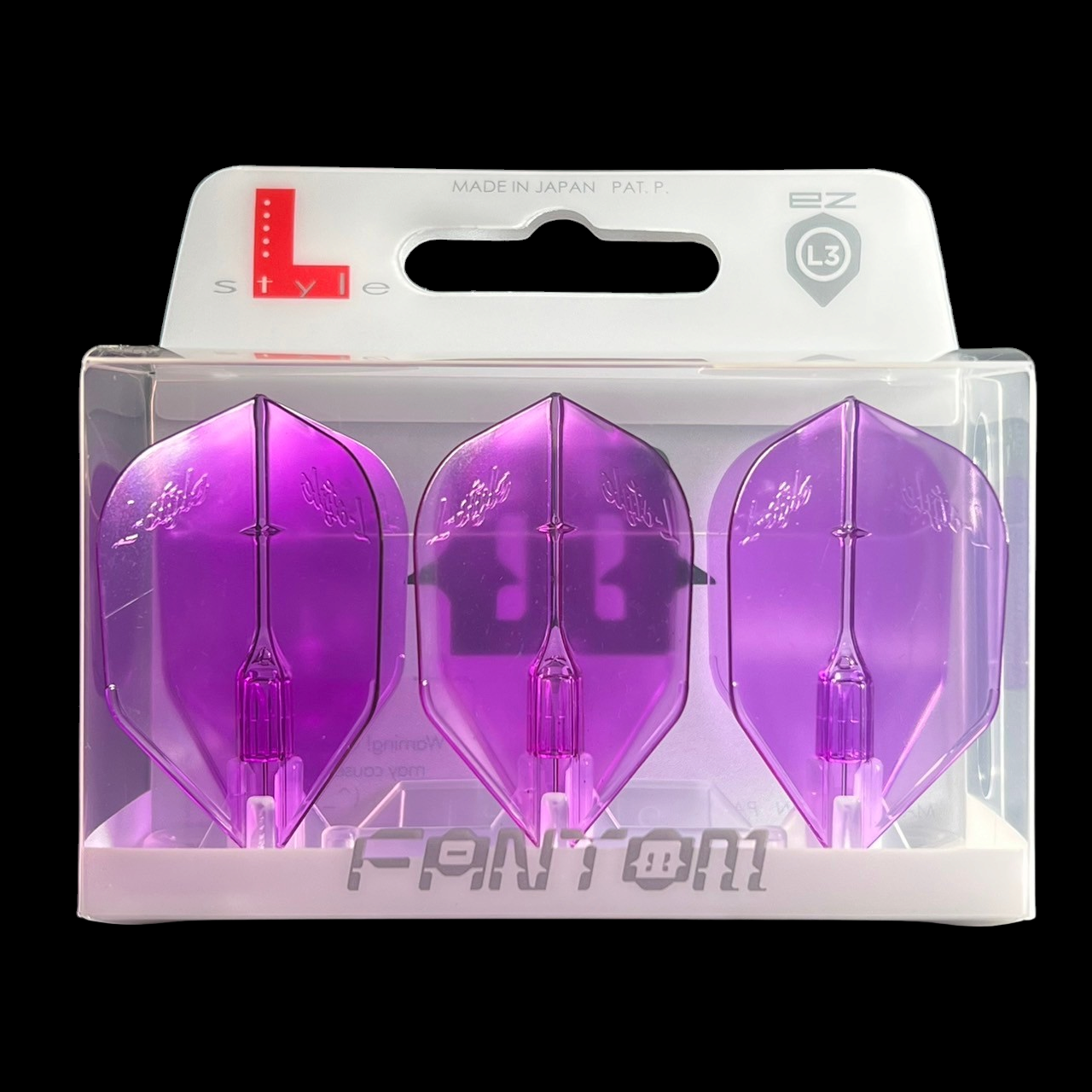 L-Style L3EZ (No6) FANTOM Small Standard Flights - Purple