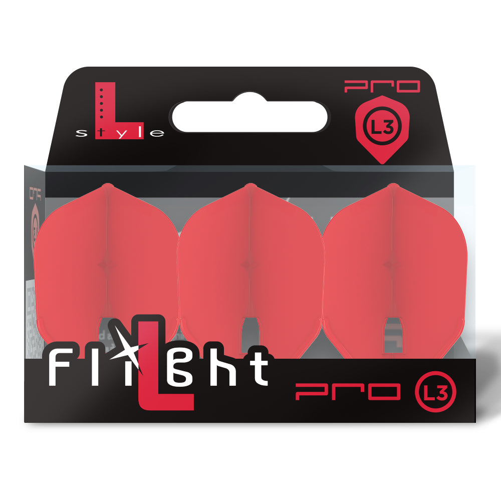 L-Style L3Pro (No6) Small Standard Flights - Red