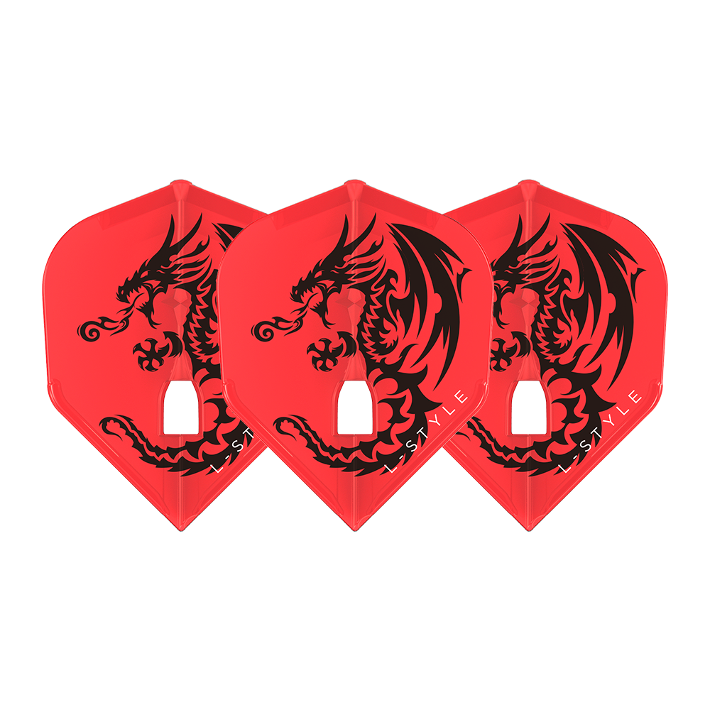 L-Style L3 PRO (No6) Neil Duff v1 Small Standard Flights - Red