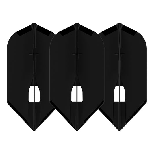 L-Style L6 Pro Slim Shape Flights - Black
