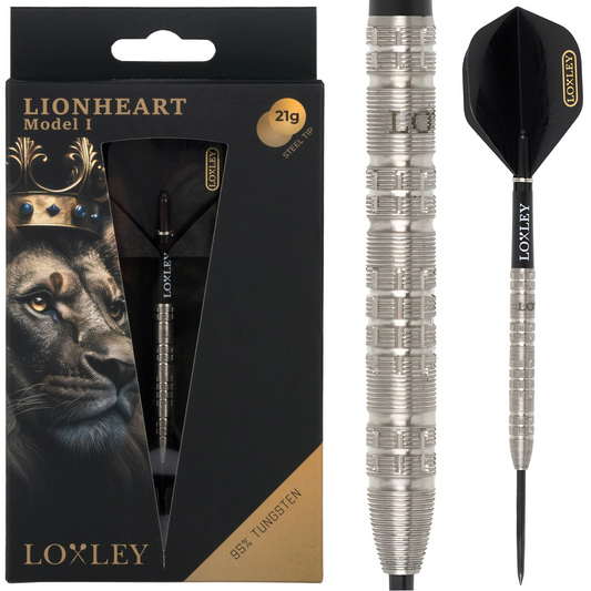Loxley Lionheart Model 1 95% Tungsten Steel Tip Darts
