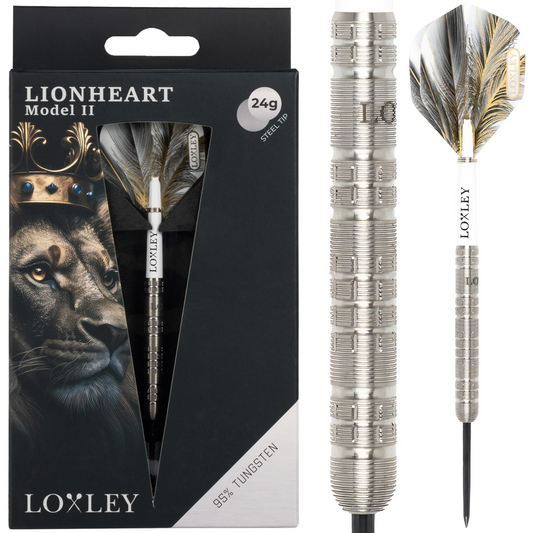 Loxley Lionheart Model 2 95% Tungsten Steel Tip Darts