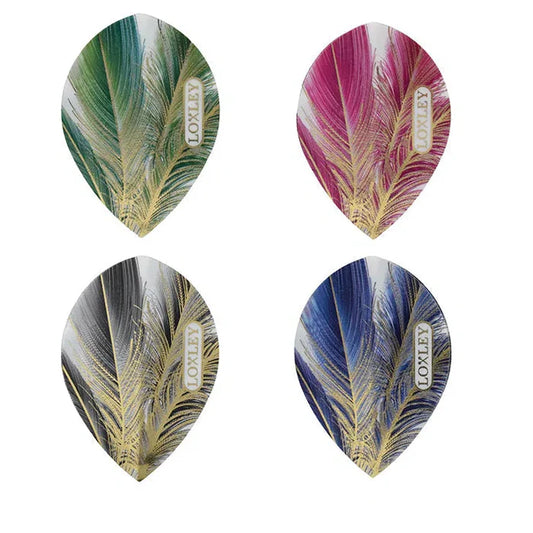Loxley Gold Feather Flights - Pear