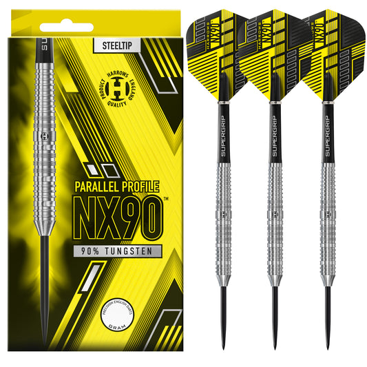 Harrows NX90 Parallel 90% Tungsten Steel Tip Darts