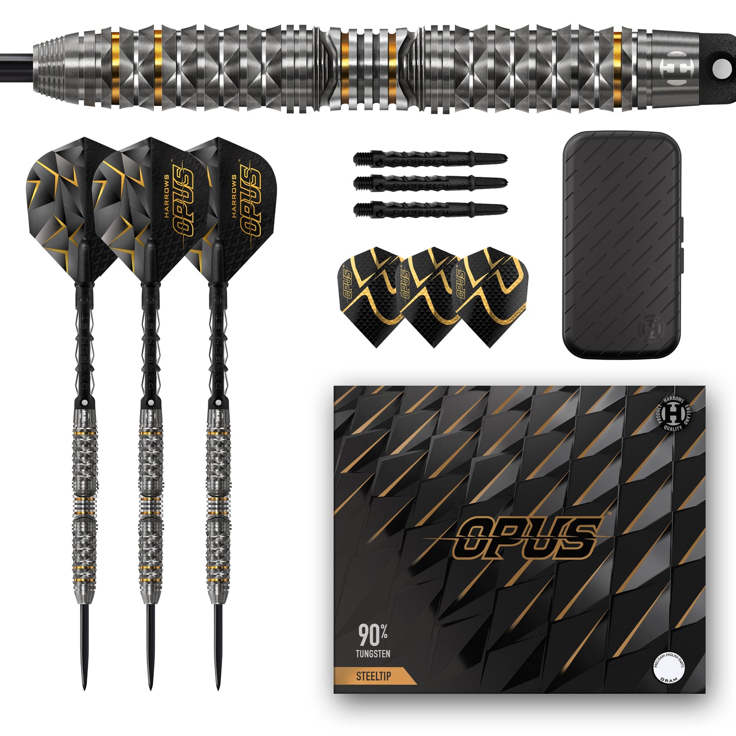 Harrows Opus 90% Tungsten Steel Tip Darts