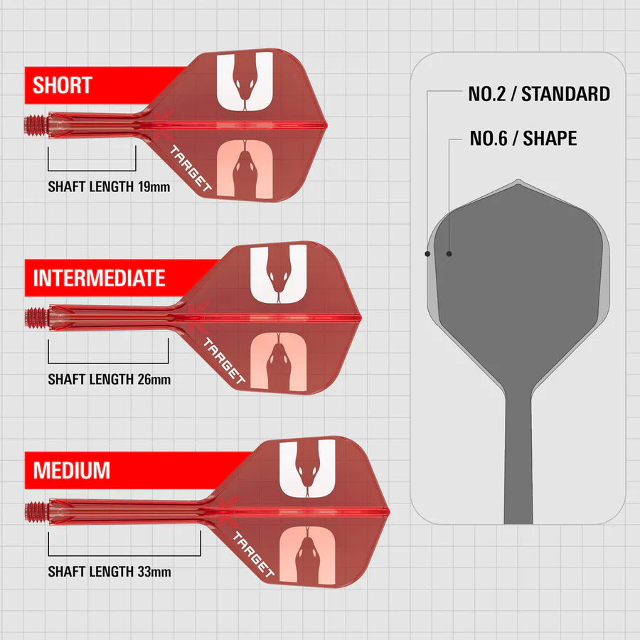 Target Nathan Aspinall No6 K-Flex Integrated Flights and Shafts