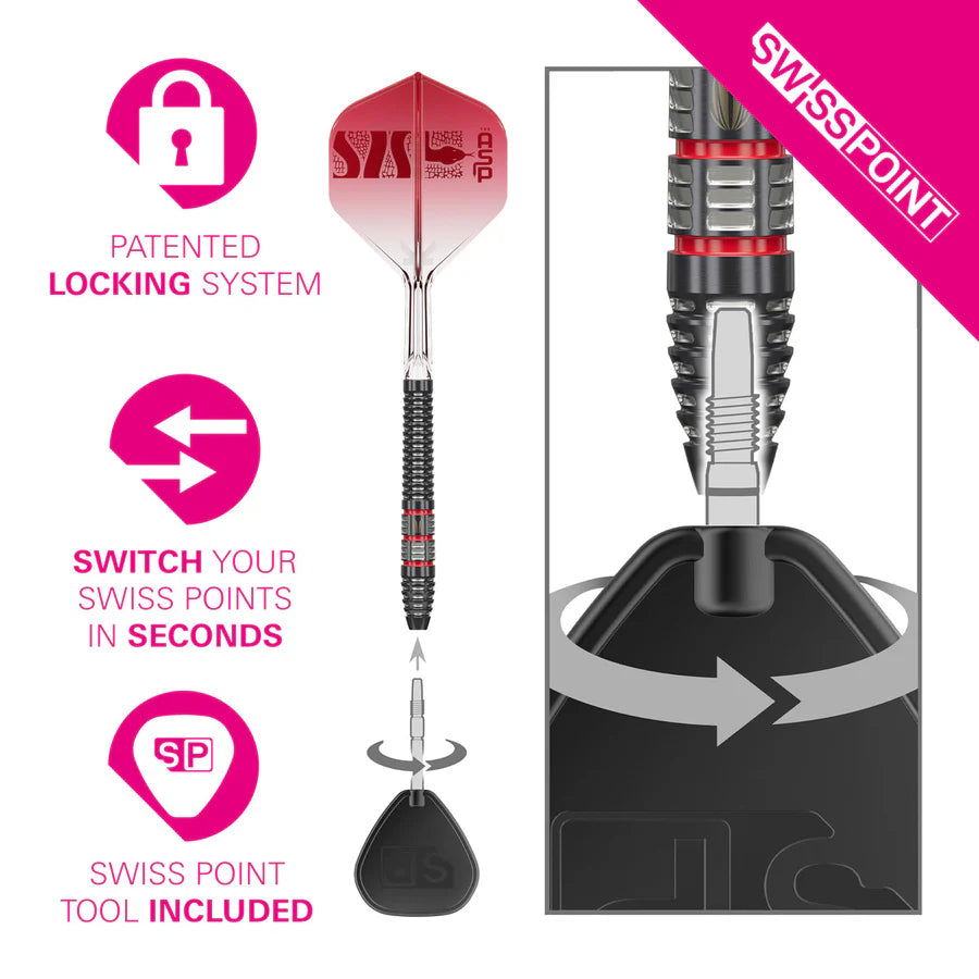 Target Nathan Aspinall Asp 95K 95% Tungsten SP Steel Tip Darts