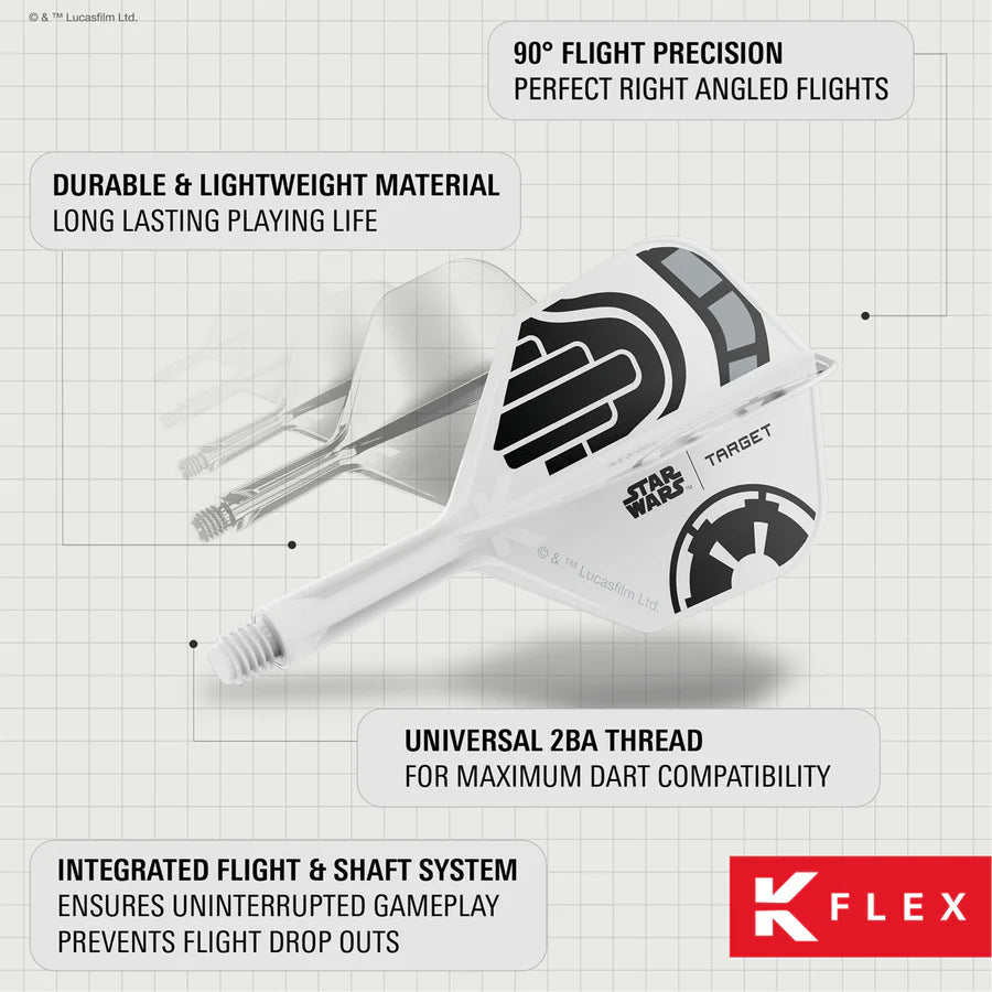 STAR WARS™ | TARGET Stormtrooper K-Flex No2 Integrated Flights and Shafts