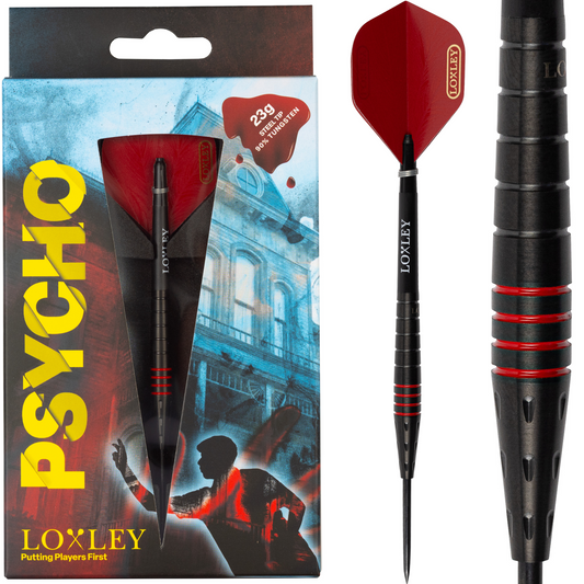 Loxley Psycho Bates 90% Tungsten Steel Tip Darts