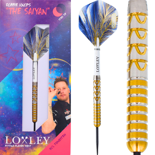 Loxley Robbie Knops 'The Saiyan' 90% Tungsten Steel Tip Darts