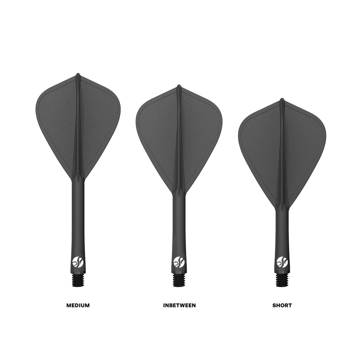 Shot Flight Deck Kite Shape - Black