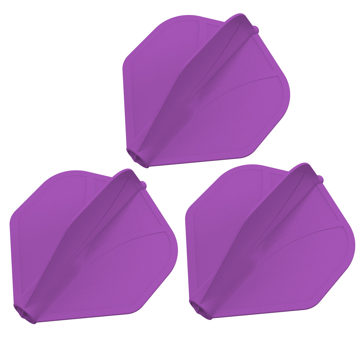 Shot Airfoil Molded Flight Set - Purple Standard