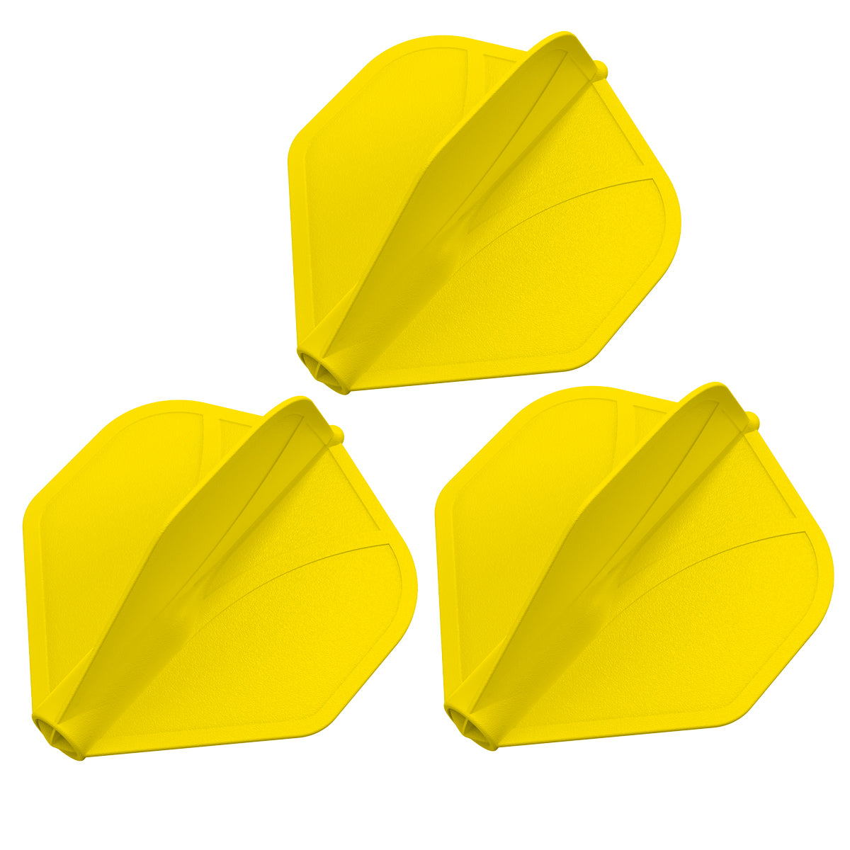 Shot Airfoil Molded Flight Set - Yellow Standard