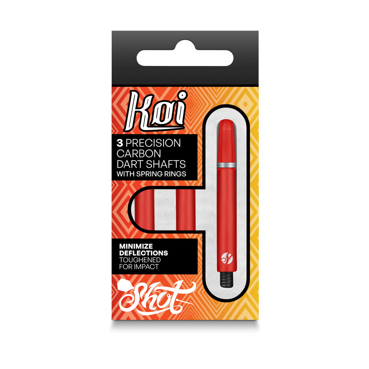 Shot Koi Carbon Dart Shafts - Red