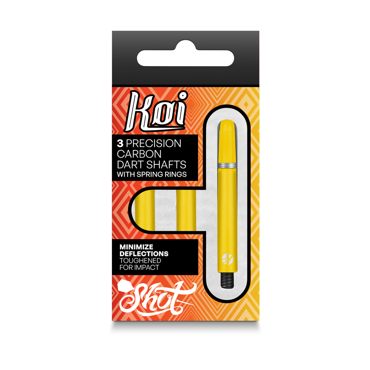 Shot Koi Carbon Dart Shafts - Yellow