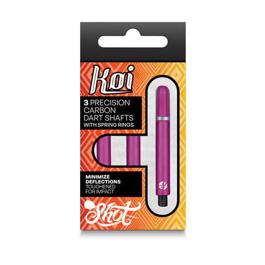 Shot Koi Carbon Dart Shafts - Pink