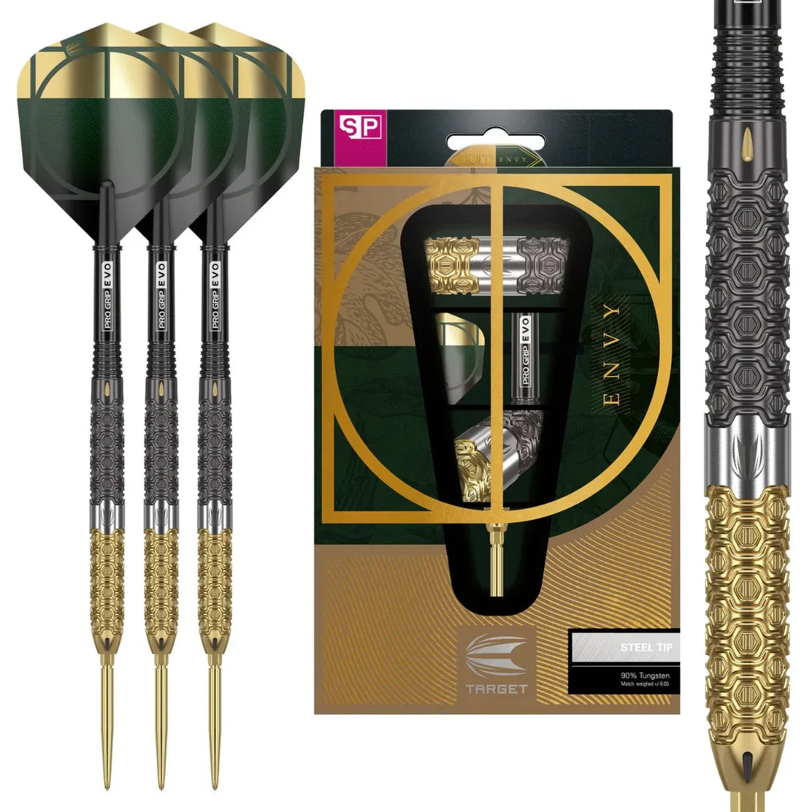 Target Darts Cult Envy 03 90% Tungsten SP Steel Tip Darts