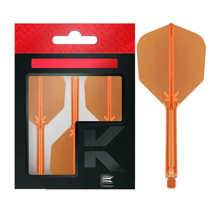 Target Darts K-Flex Flight System No6 - Neon Orange