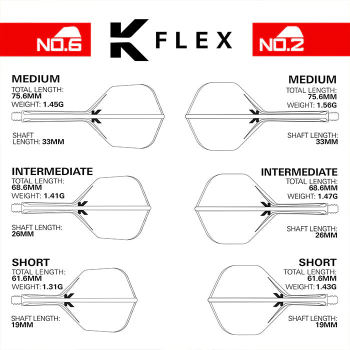 Target Darts Rob Cross K-Flex Flight System No2