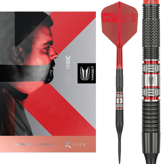 Target Darts Gabriel Clemens 95K 95% Tungsten Steel Tip Darts