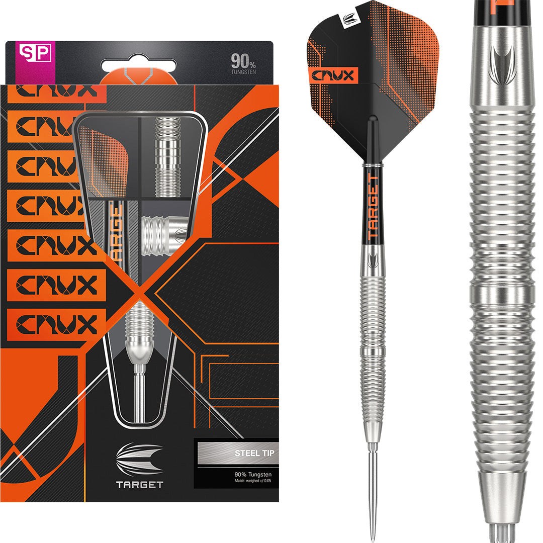 Target Darts Crux 02 SP 90% Tungsten Steel Tip Darts
